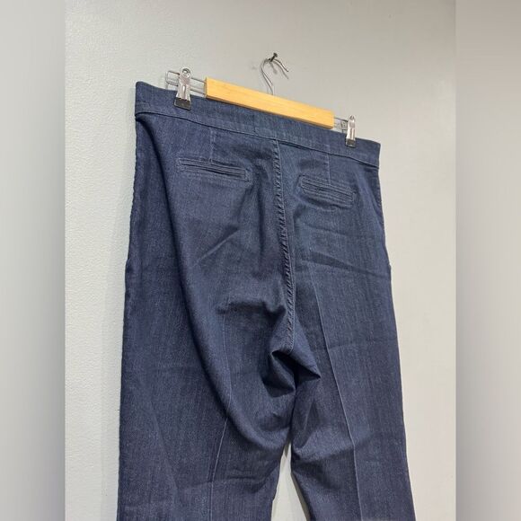 NYDJ Dark Wash Flat Front Jeans Size 14 EUC - Picture 4 of 5